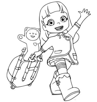 Dibujo de Imgi 12 Choco And Ruby Coloring Page para Colorear