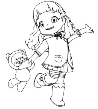 Dibujo de Imgi 14 Ruby And Choco Coloring Page para Colorear