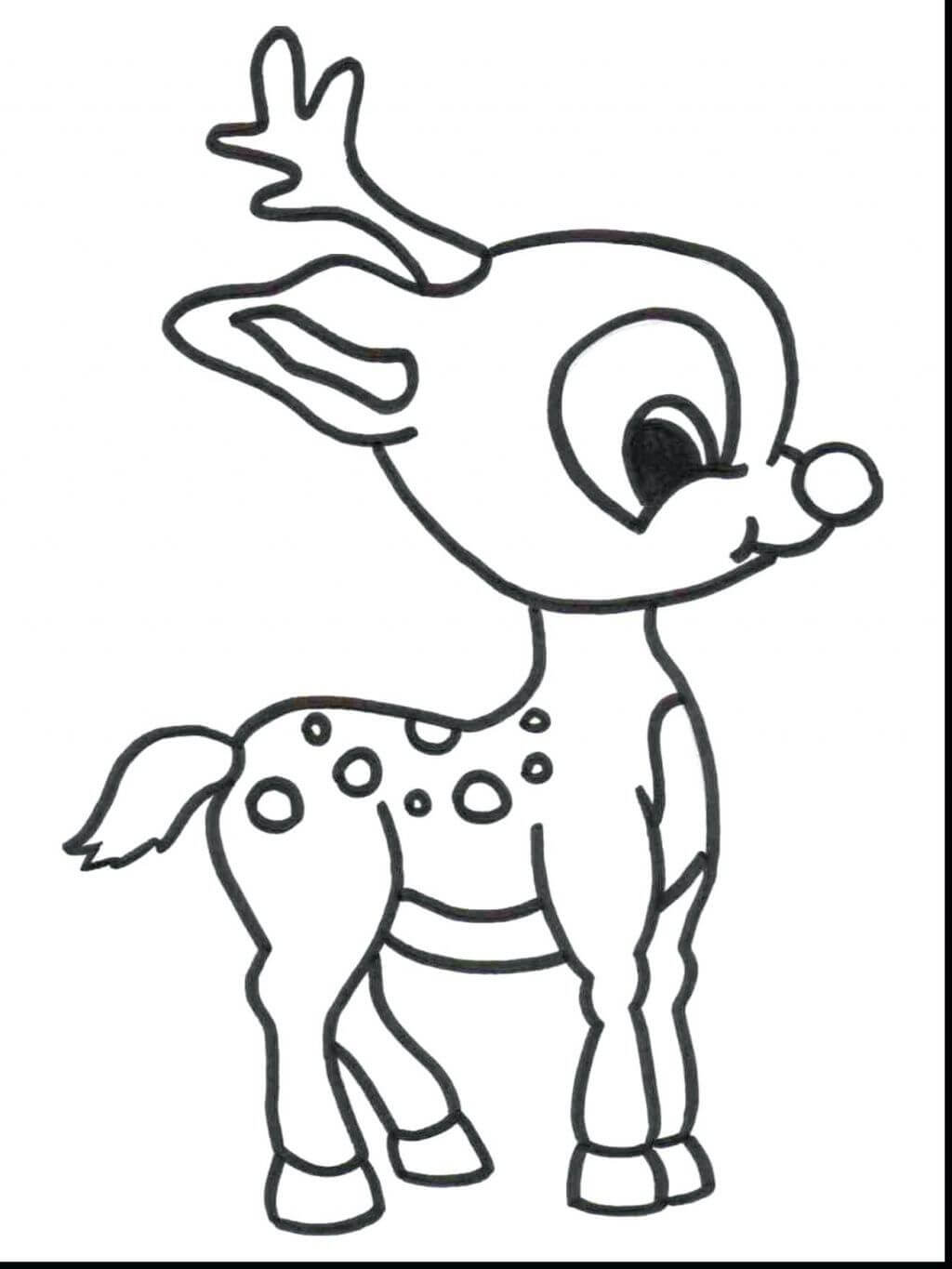 Dibujo de Rudolph Lindo para Colorear