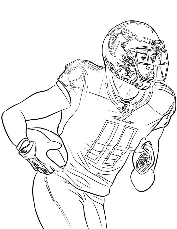 Dibujo de Julio Jones para Colorear