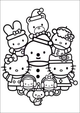 Dibujo de Sanrio página para Colorear Imprimible para Colorear