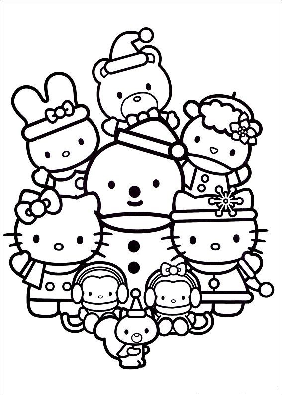 Dibujo de Sanrio página para Colorear Imprimible para Colorear