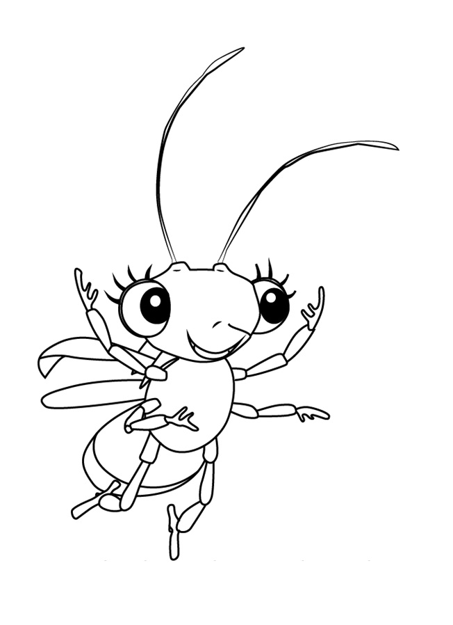 Dibujo de Brillo de Miss Spider para Colorear