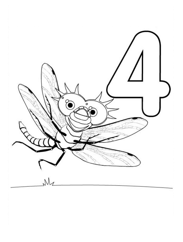 Dibujo de Dragón de Miss Spider para Colorear