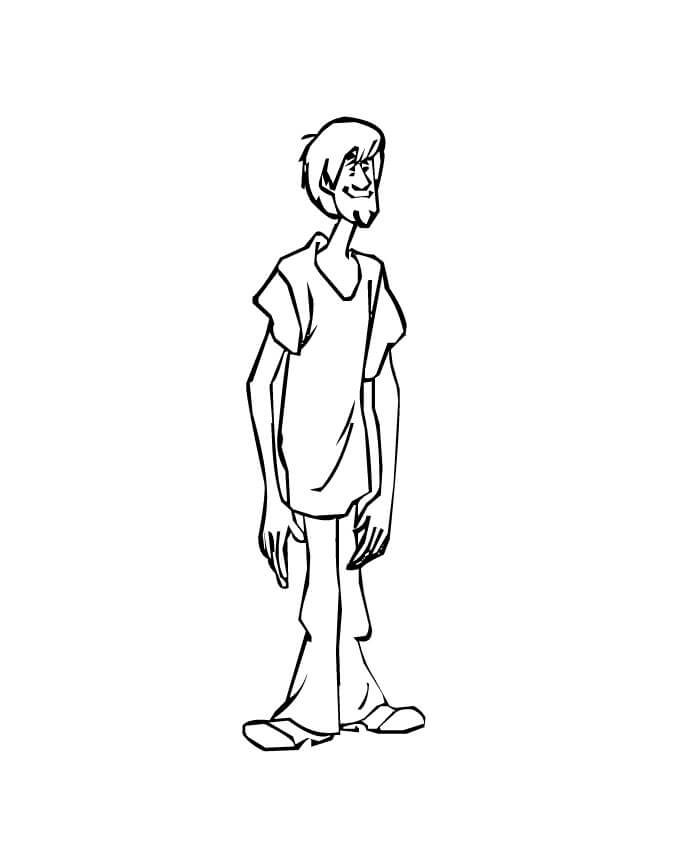 Dibujo de Shaggy para Colorear