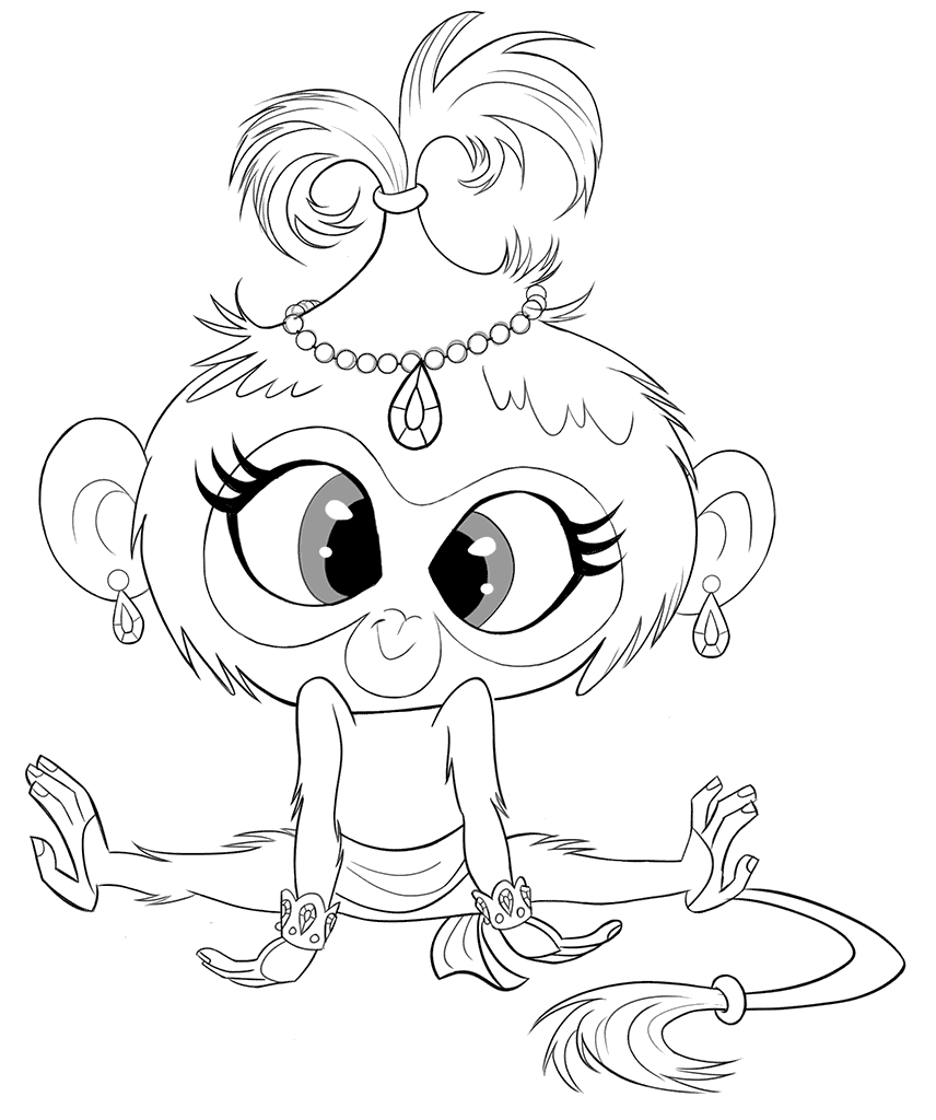 Dibujo de Loco Tala para Colorear