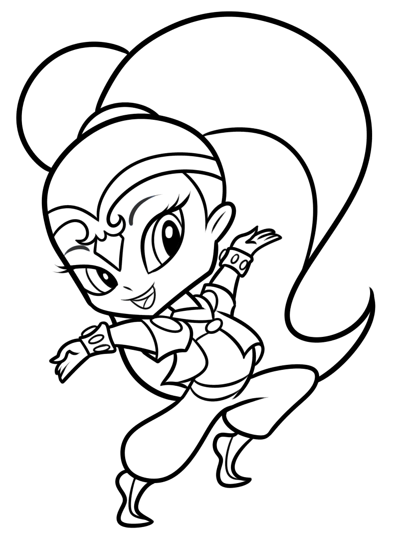 Dibujo de Preciosa Shine para Colorear