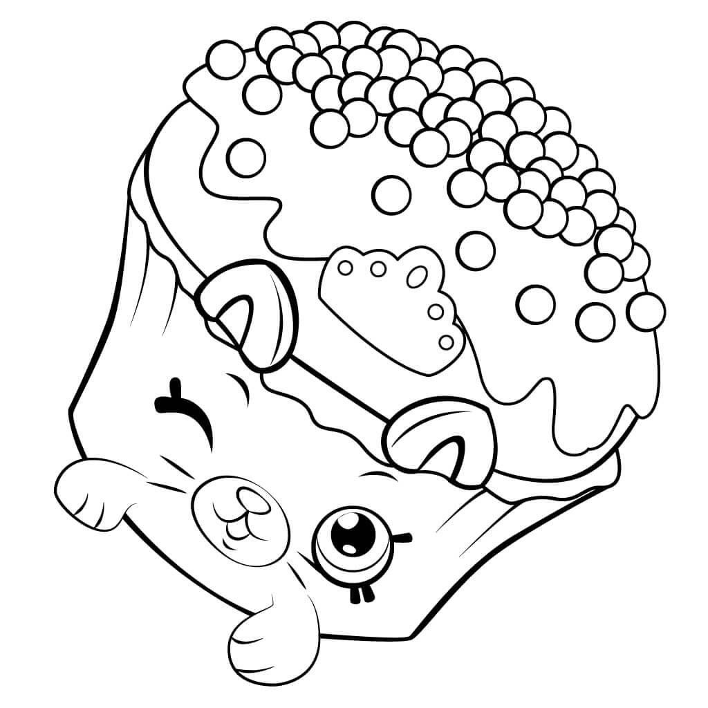 Dibujo de Magdalena Real Shopkin para Colorear