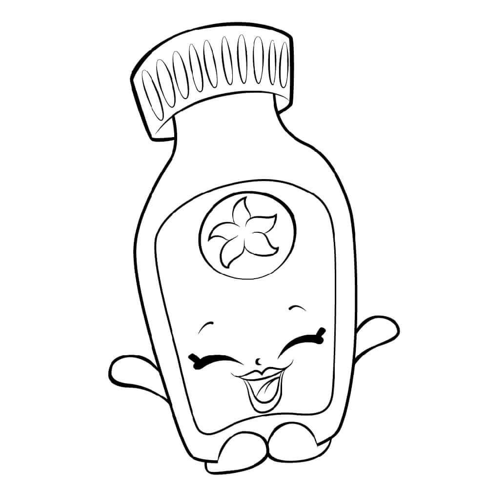 Dibujo de Vicki Vanilla Shopkin para Colorear