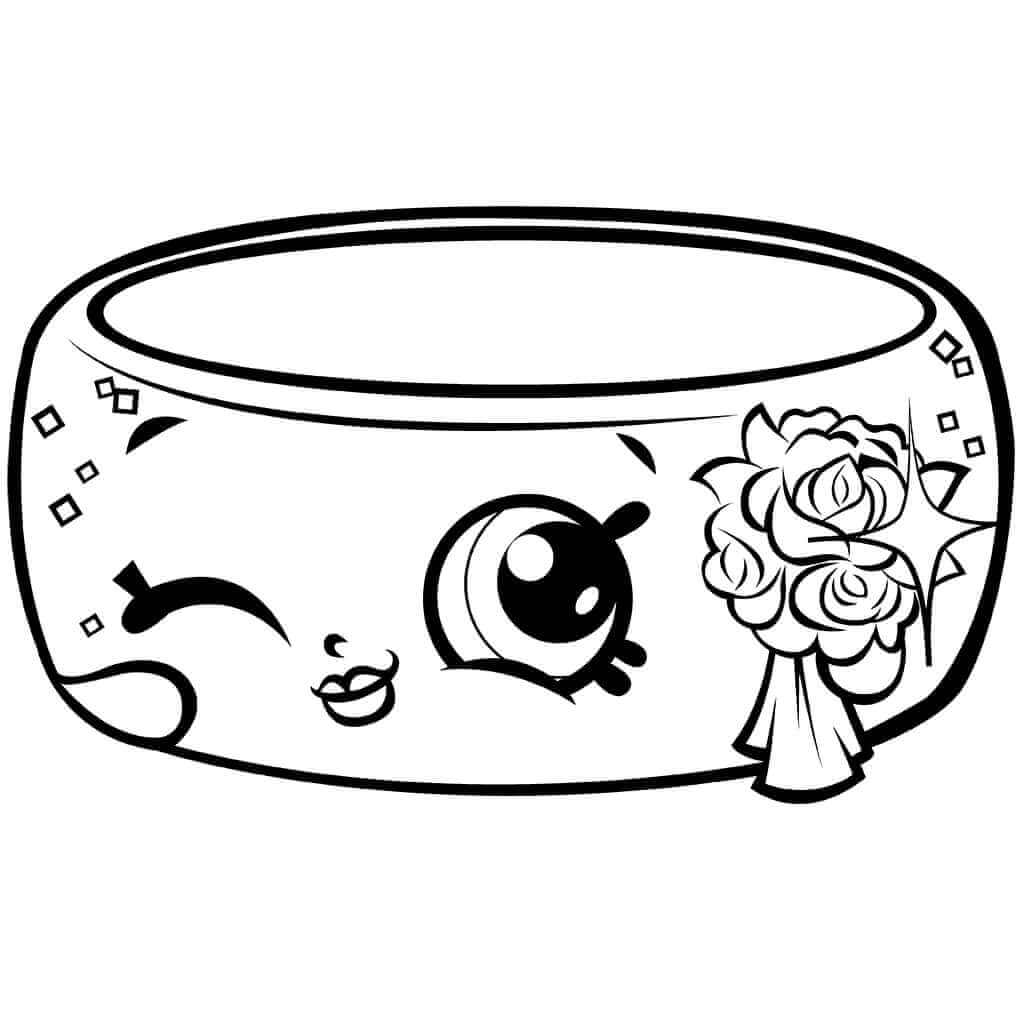 Dibujo de Andy Bandy Shopkin para Colorear