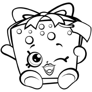 Dibujo de Tienda de Regalos Gigi para Colorear
