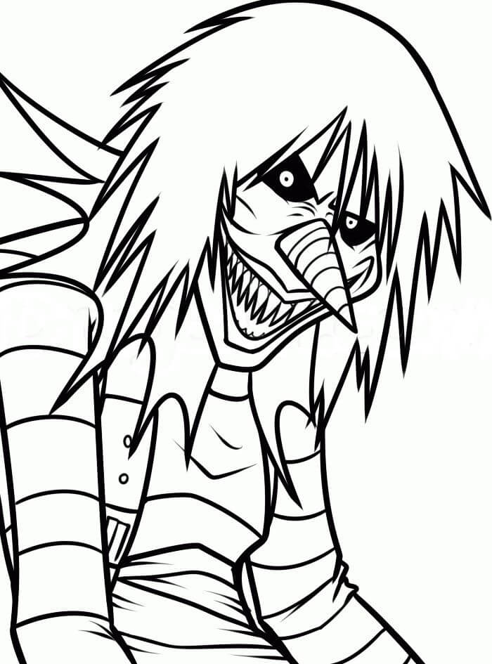 Dibujo de Jack Riendo para Colorear