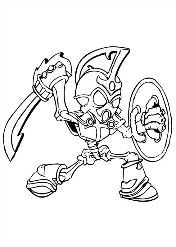 Dibujo de Chop Chop Skylanders para Colorear