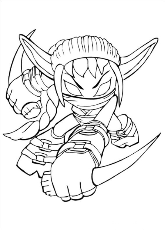 Dibujo de Elfo Sigiloso para Colorear