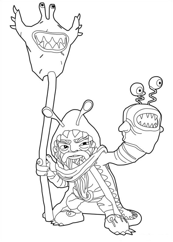 Dibujo de Mago Aficionado para Colorear