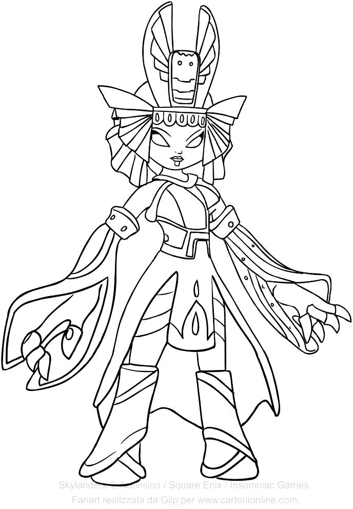 Dibujo de Reina Dorada para Colorear