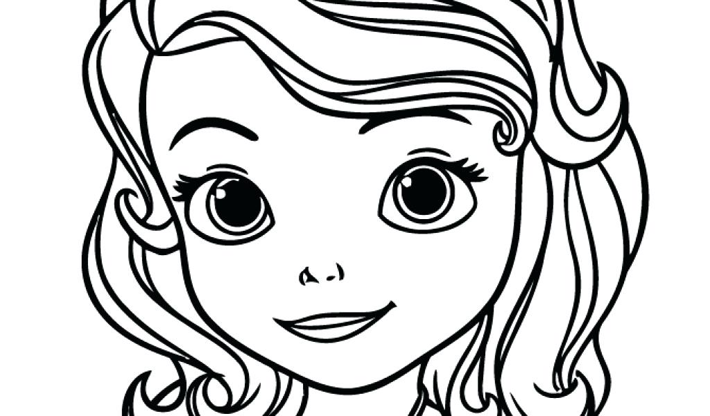 Dibujo de Cara de Sofía para Colorear