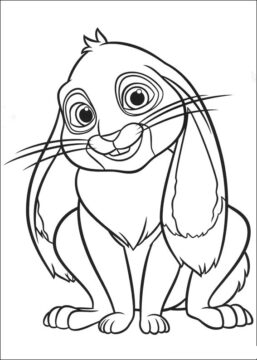 Dibujo de Trebol en Sofía la Primera para Colorear