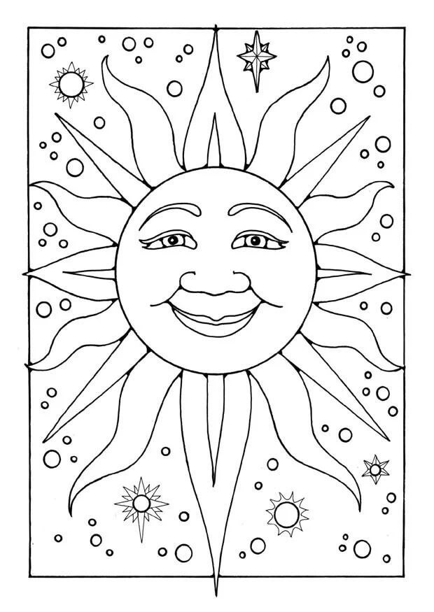 Dibujo de Buen Sol para Colorear