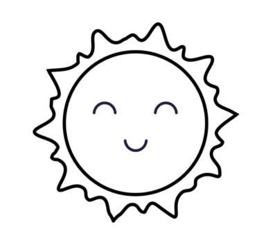 Dibujo de Sol Libre para Colorear