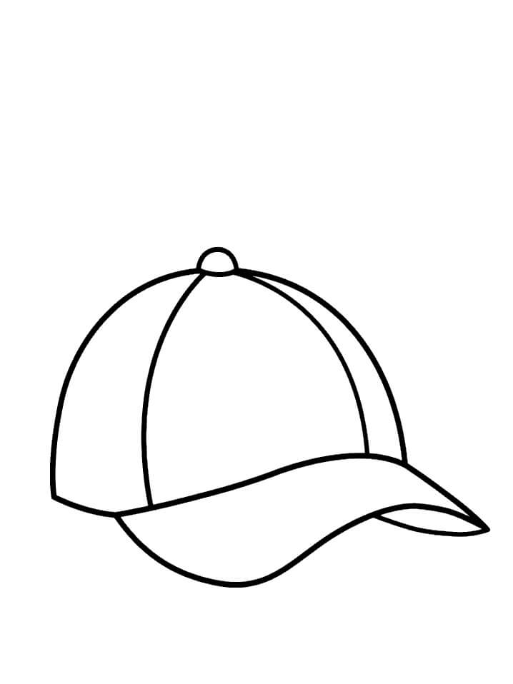 Dibujo de Gorra para Colorear