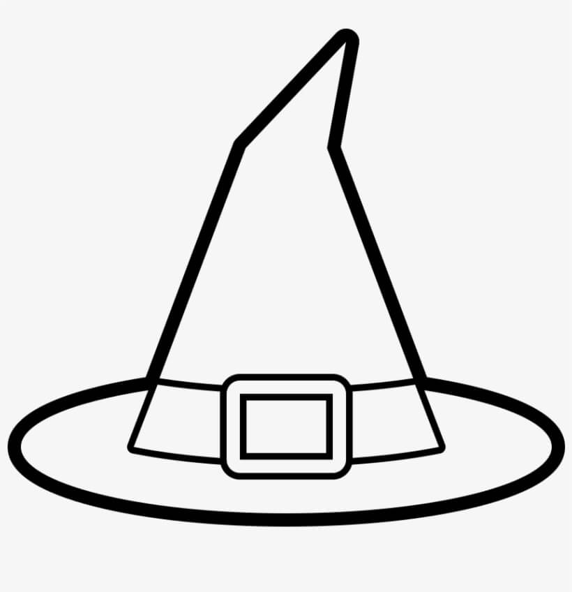 Dibujo de Heno de Bruja para Colorear