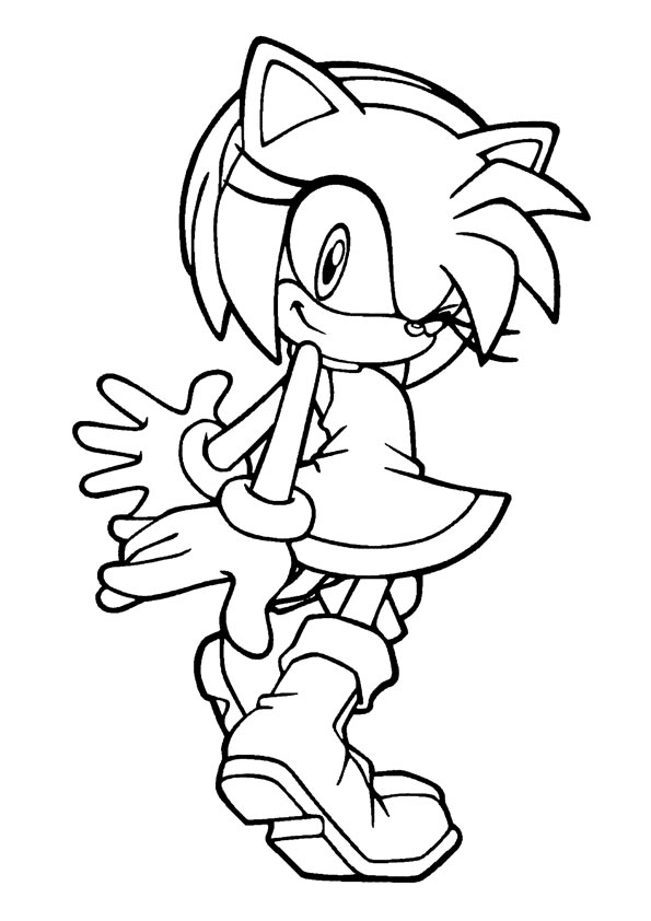 Dibujo de El Amy Rose para Colorear