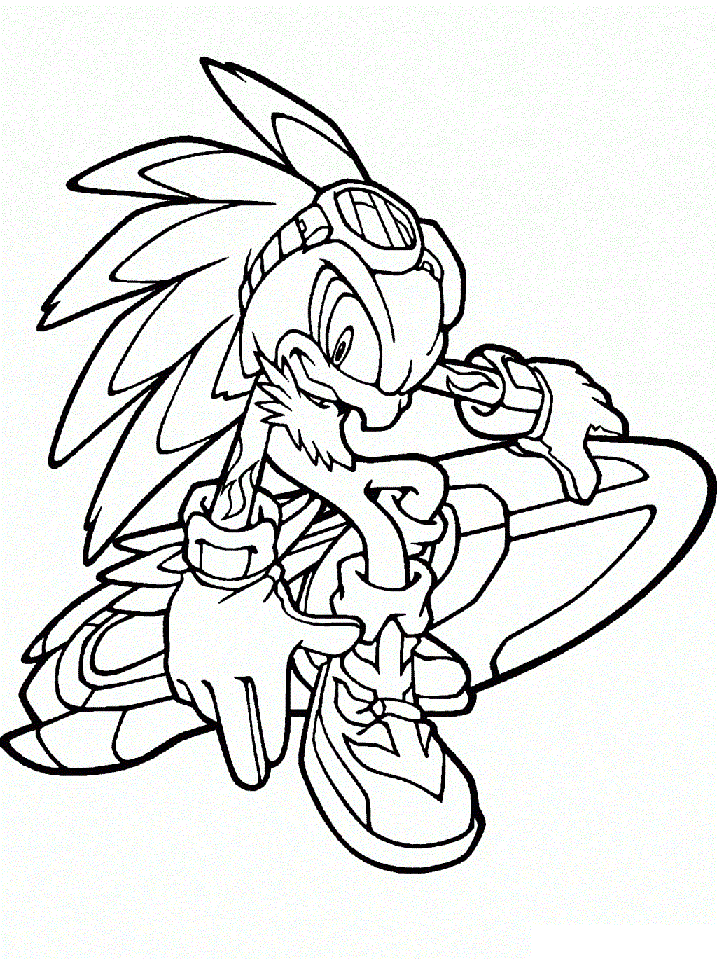 Dibujo de Jet el Halcon para Colorear