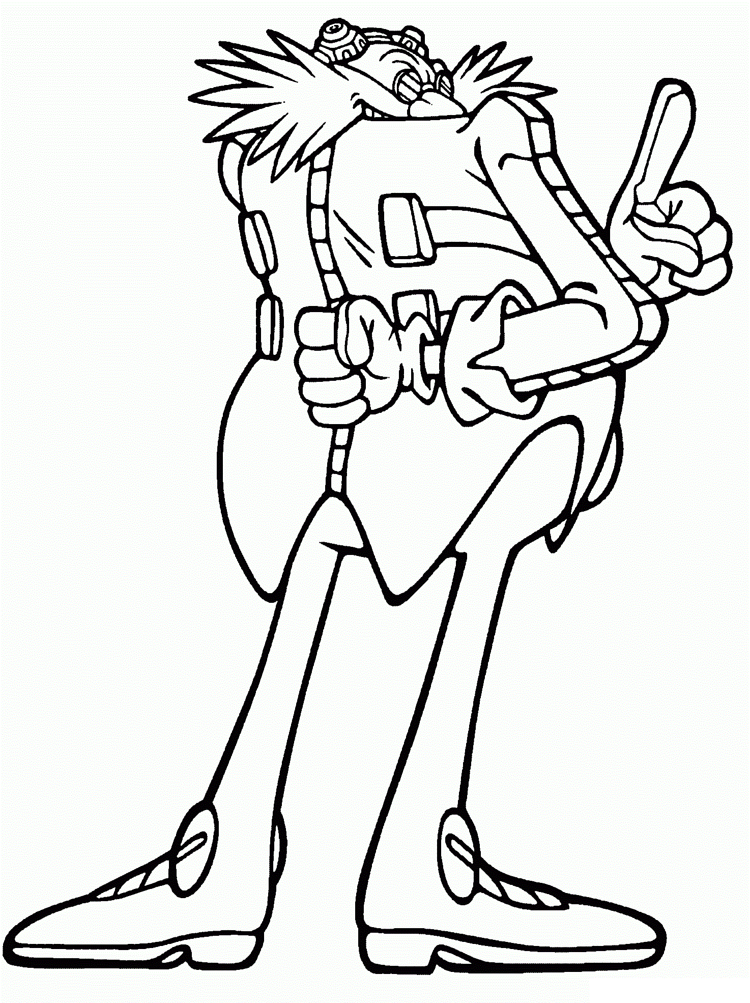 Dibujo de Médico Eggman para Colorear