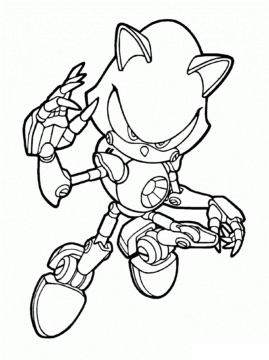 Dibujo de Metal Sonic para Colorear