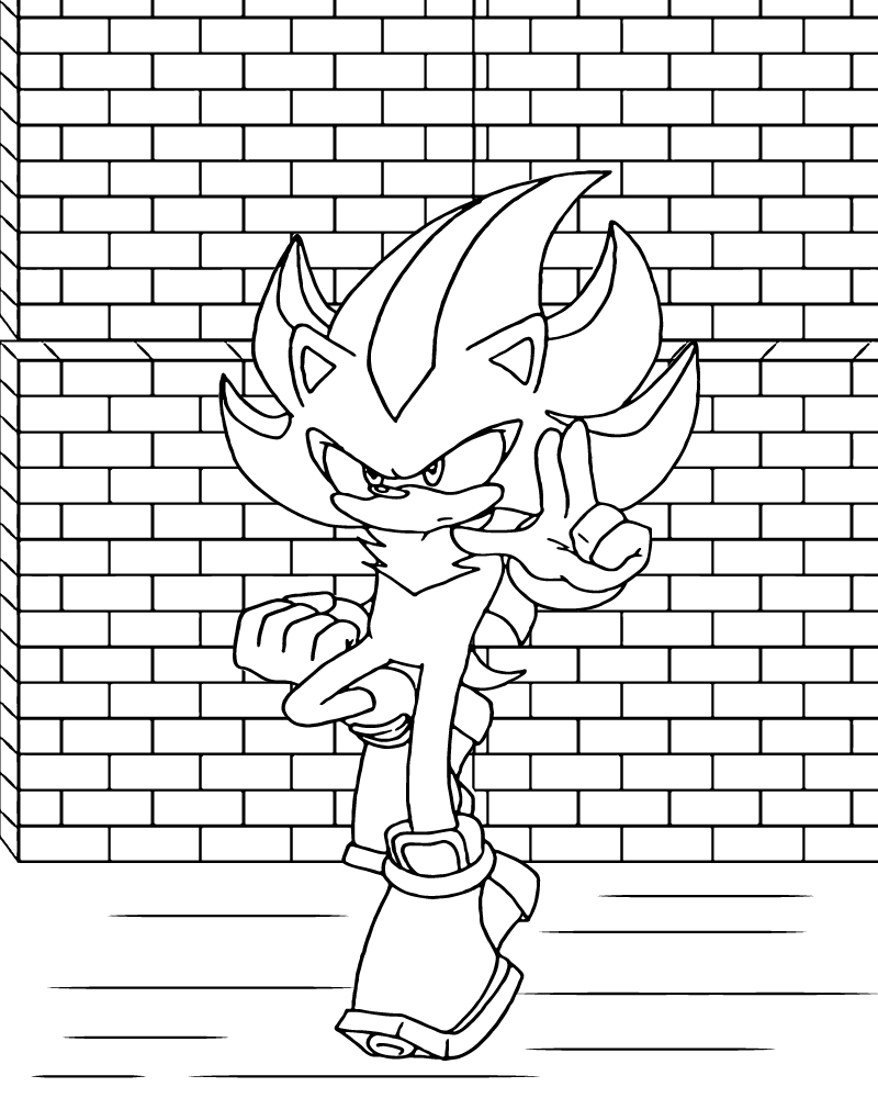 Dibujo de Angry Shadow Coloring Page 2 para Colorear