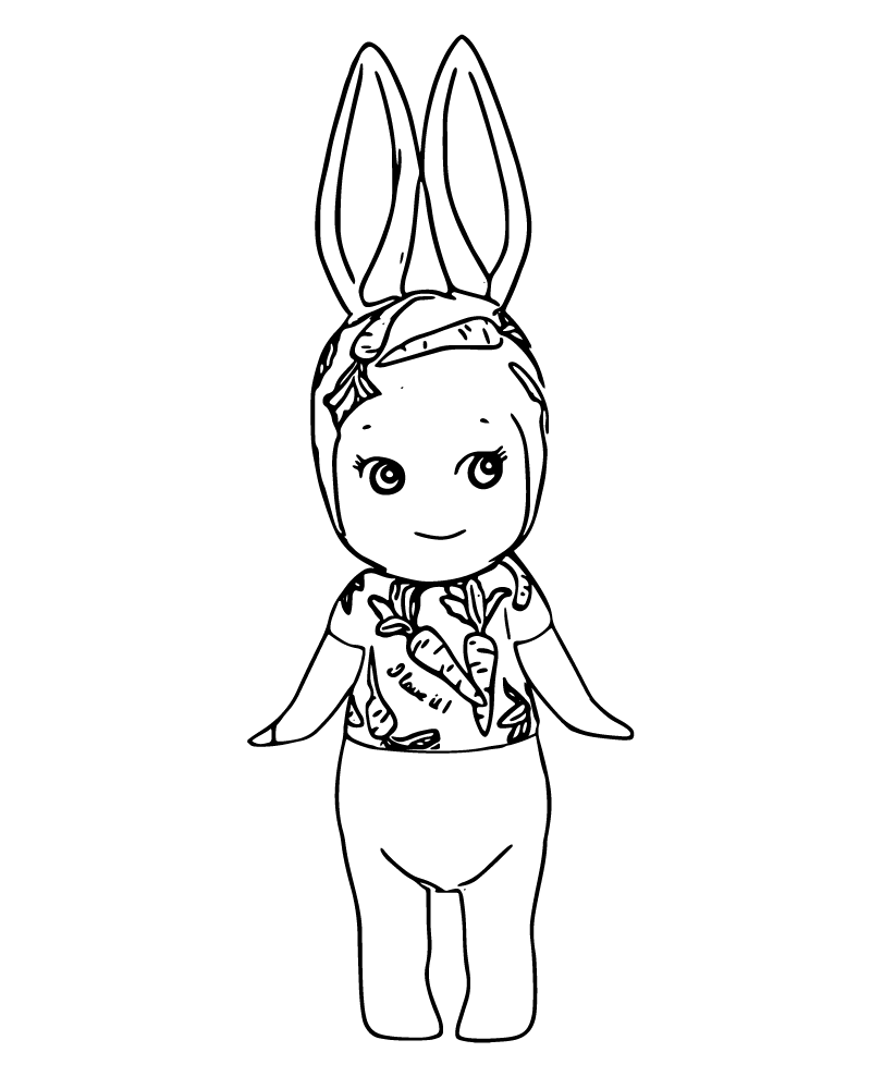 Dibujo de Sonny ángel Artist Collection Coloring Page para Colorear