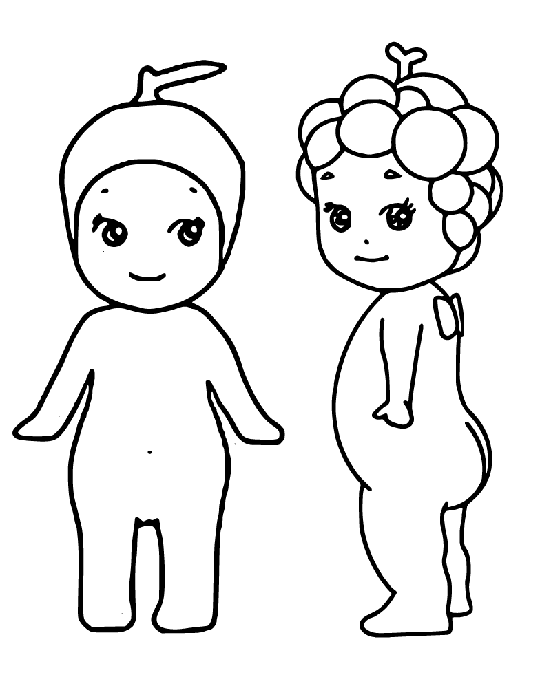 Dibujo de Sonny ángel Custom Design Coloring Page para Colorear