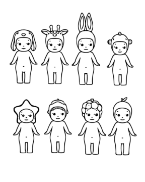 Dibujo de Sonny ángel Fruit Series Coloring Page para Colorear