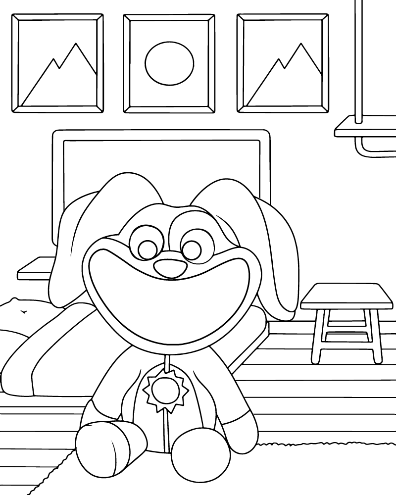Dibujo de Happy Dogday Coloring Page para Colorear