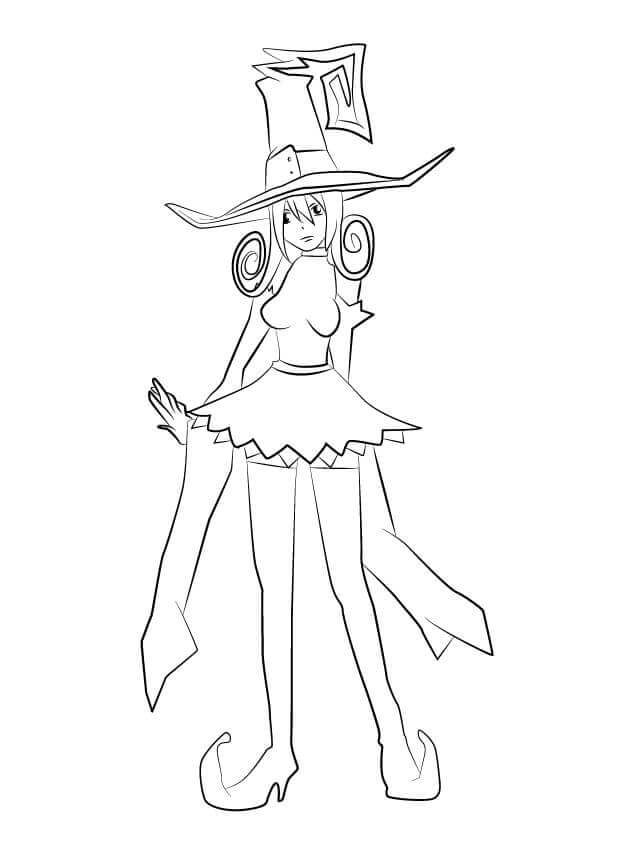 Dibujo de Blair de Soul Eater para Colorear