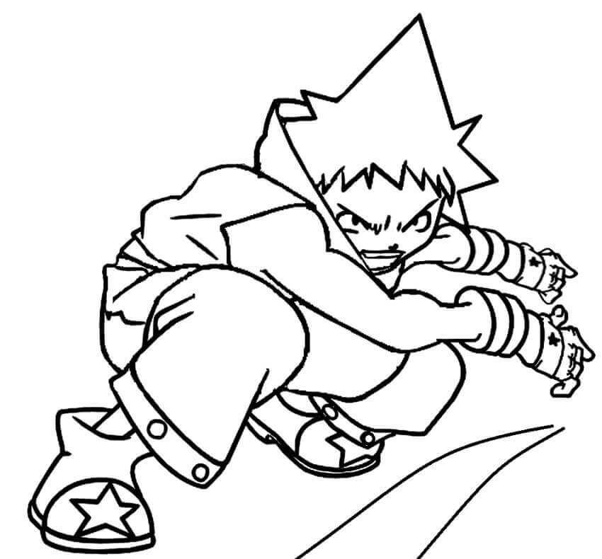 Dibujo de Estrella Negra para Colorear