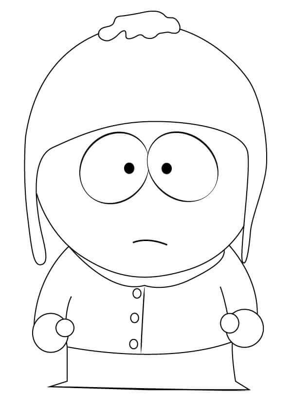 Dibujo de Craig Tucker de South Park 2 para Colorear