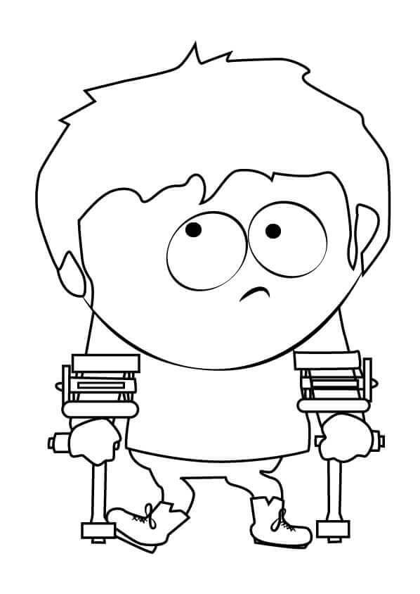 Dibujo de Jimmy Valmer de South Park para Colorear