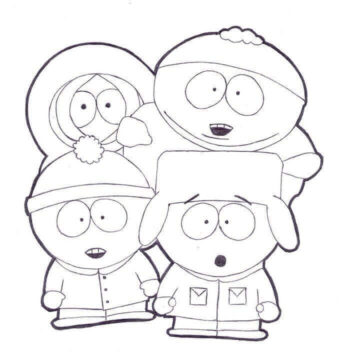 Dibujo de Parque del Sur para Colorear