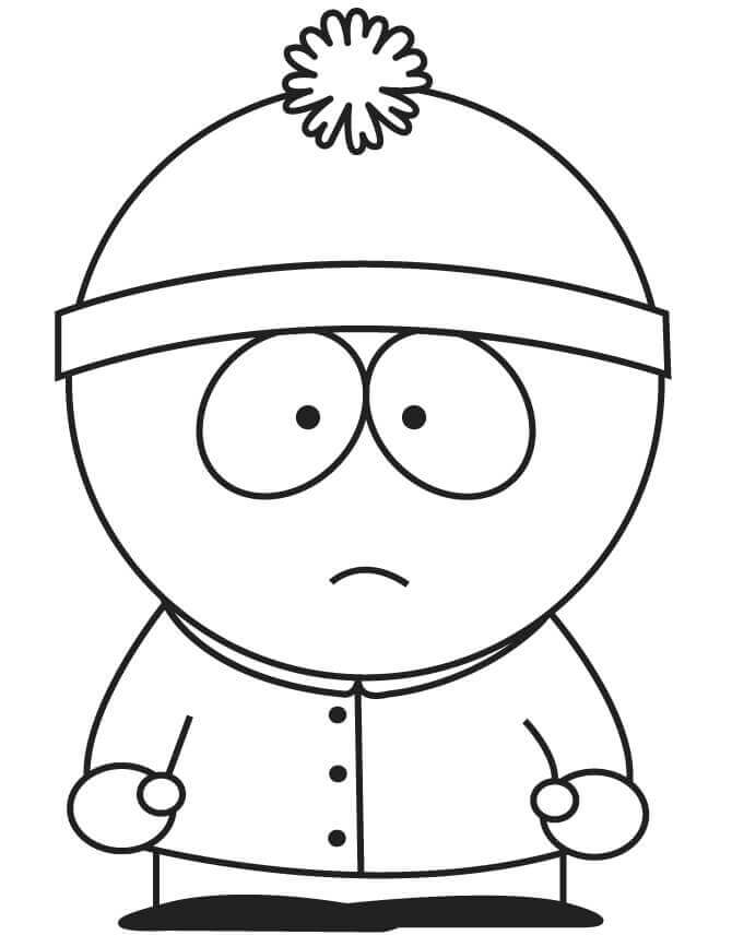 Dibujo de Stan Marsh de South Park para Colorear