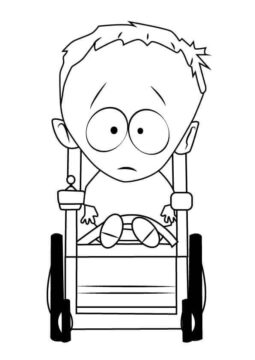 Dibujo de Timmy Burch de South Park para Colorear