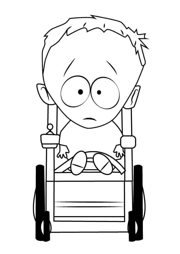 Dibujo de Timmy Burch de South Park para Colorear