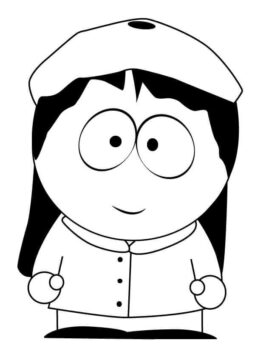 Dibujo de Wendy Testaburger de South Park para Colorear