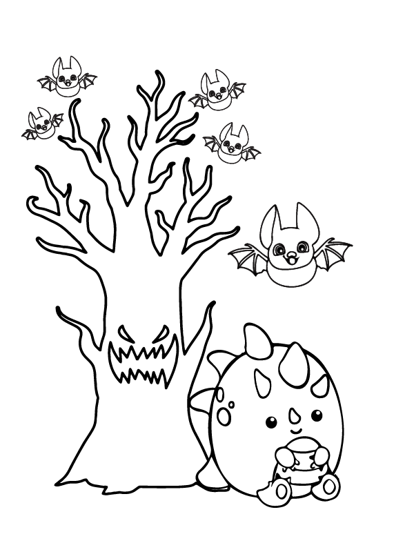 Dibujo de Joldy Squishmallow página para Colorear