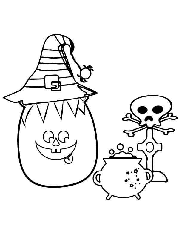 Dibujo de Squishmallow de Calabaza página para Colorear