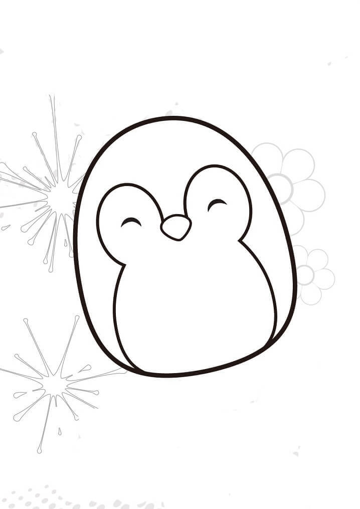Dibujo de Malvaviscos de Hojaldre para Colorear