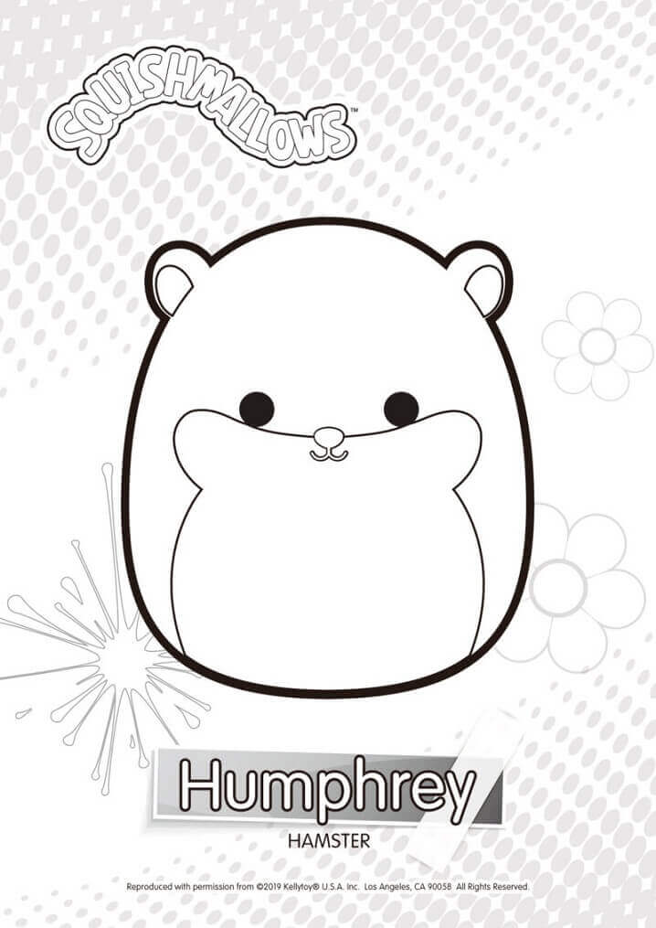 Dibujo de Malvaviscos Humphray para Colorear