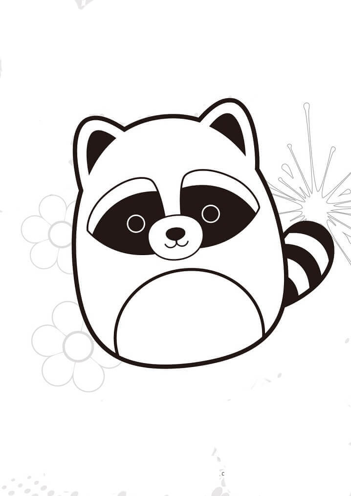 Dibujo de Malvaviscos Randy para Colorear