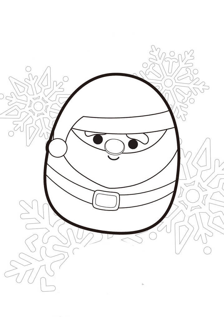 Dibujo de Nick Squishmallows para Colorear